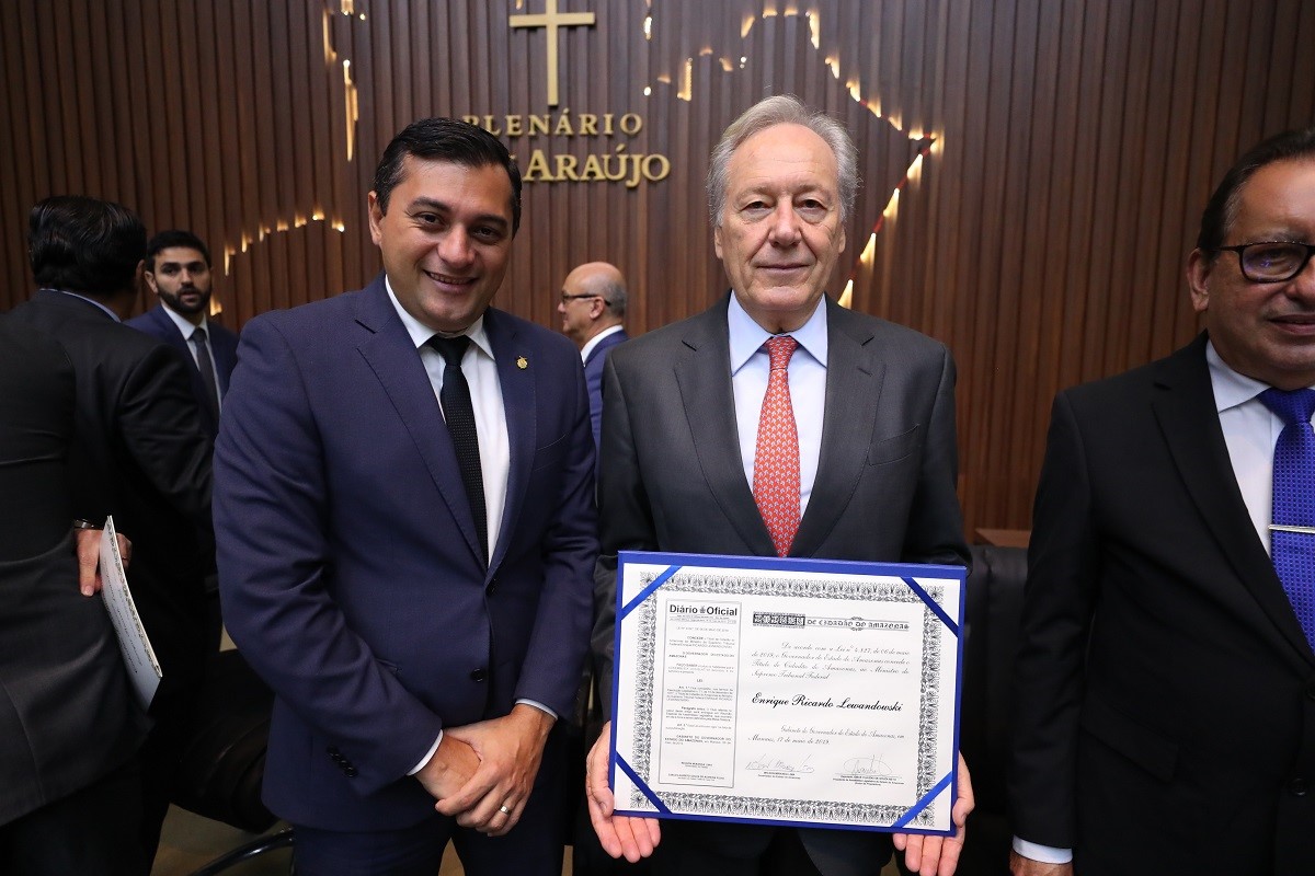 Governador Wilson Lima agradece ministro Lewandowski por apoio à Zona Franca de Manaus