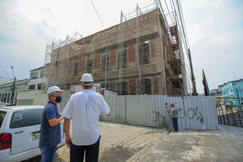 Marco do Polo Digital de Manaus, o Casarão de Inovação entra em fase final da obra de restauro