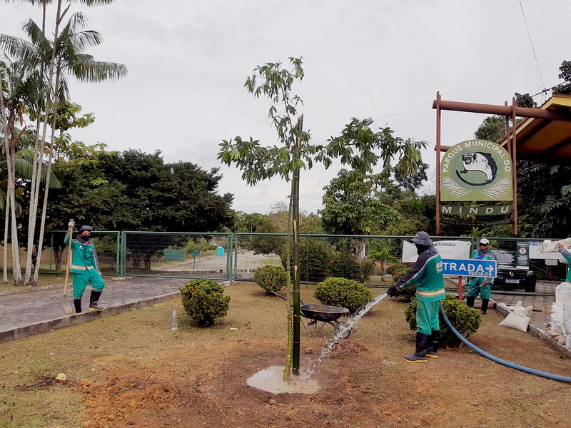 Prefeitura inicia trabalho de revitalização do Parque do Mindu