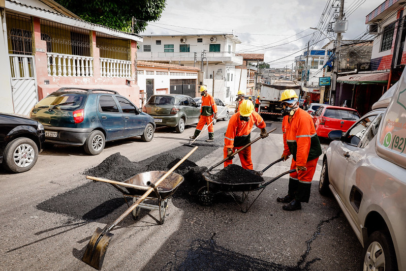 Prefeitura de Manaus recuperou 2 mil ruas em 100 dias da gestão David Almeida