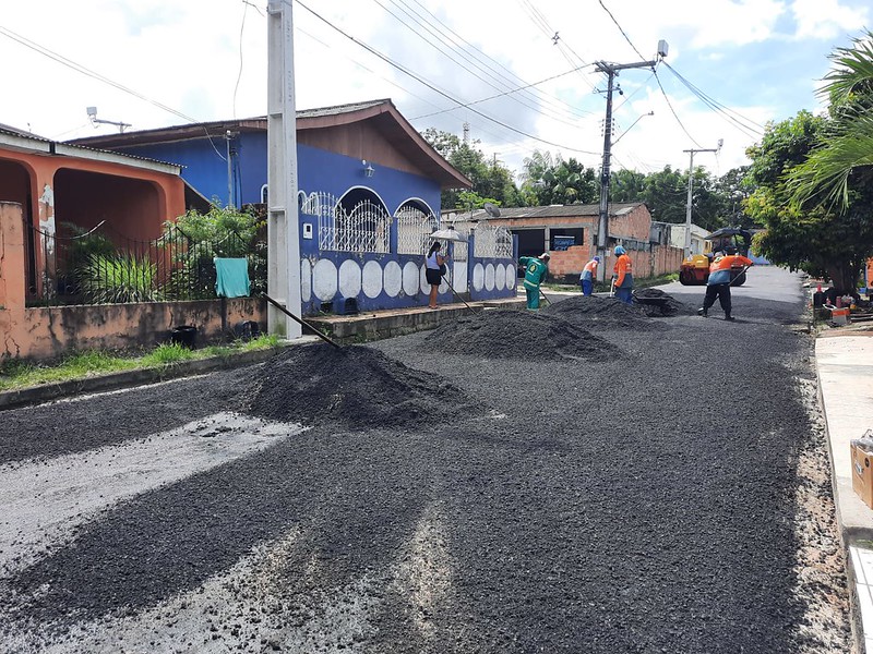 Prefeitura trabalha na revitalização de vias da zona Norte