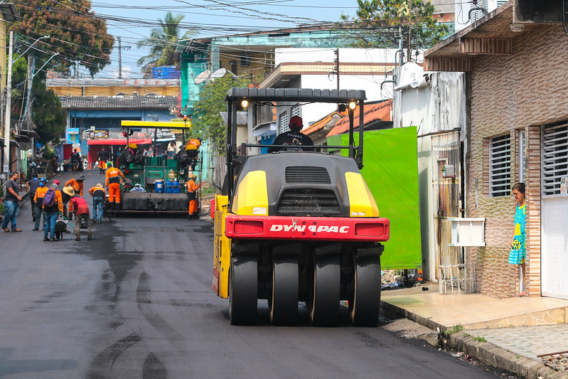 Prefeitura de Manaus beneficia novas ruas do bairro São José com o programa ‘Asfalta Manaus’