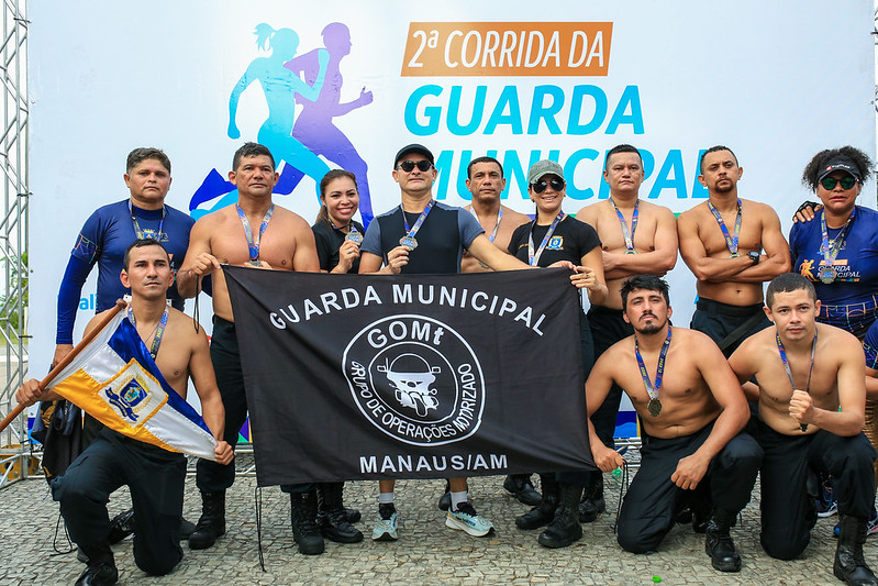 Prefeito David Almeida enfatiza investimentos para impulsionar o esporte durante a 2ª Corrida da Guarda Municipal