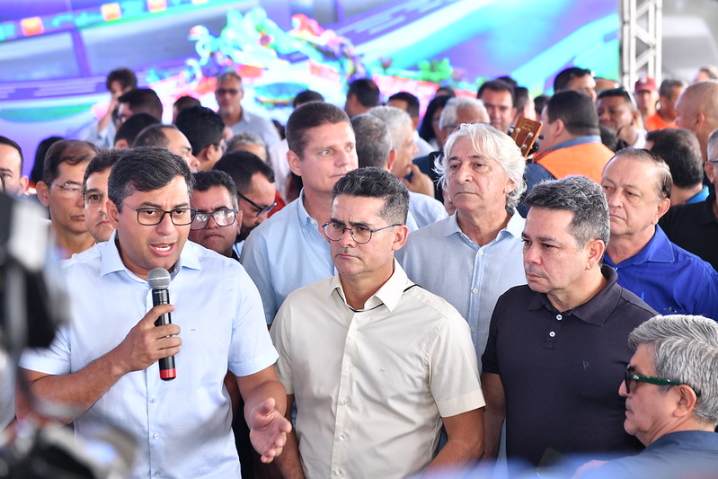 Prefeito David Almeida e governador Wilson Lima dão início às obras do parque Gigantes da Floresta