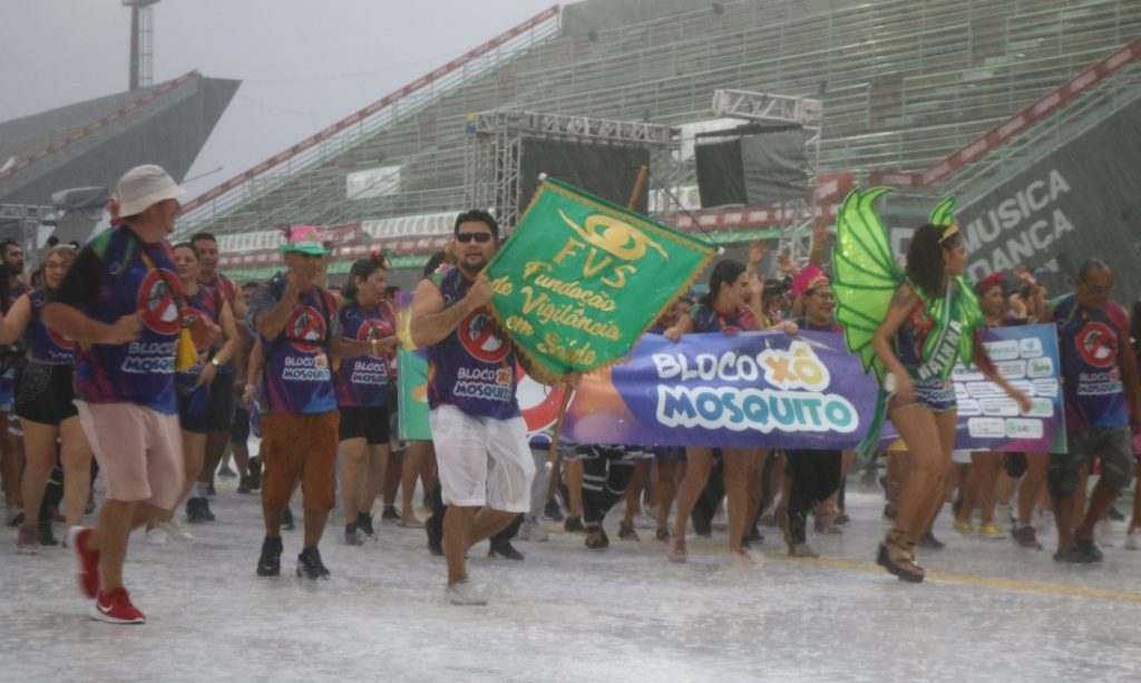 Grupo de idosos da FUnATI desfila em ala da Reino Unido da Liberdade