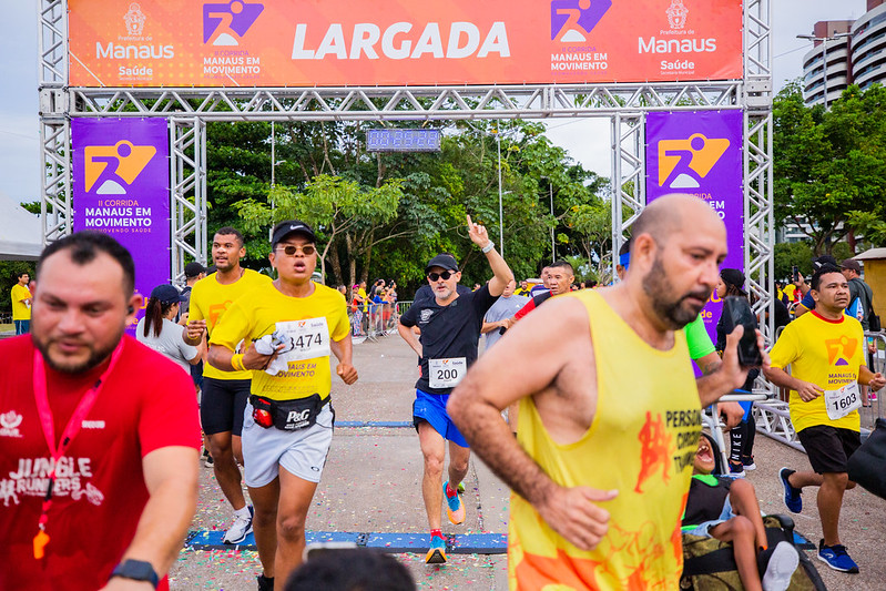 Corrida Manaus em Movimento mobiliza quase 6 mil atletas e público em sua segunda edição na Ponta Negra