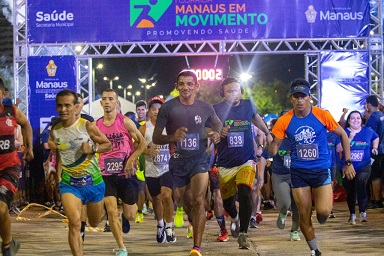 Prefeitura de Manaus anuncia realização da 2ª Corrida de Rua Manaus em Movimento