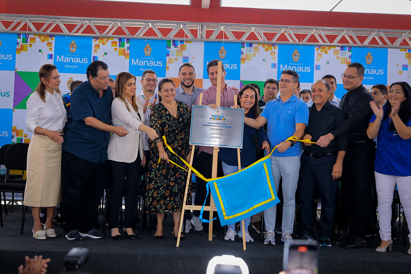 Prefeito inaugura creche municipal Dorothéa de Souza Braga, na zona Norte