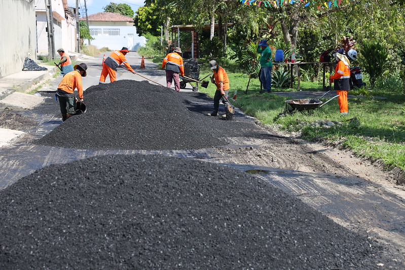 Prefeitura de Manaus intensifica as obras de infraestrutura no bairro Cidade Nova