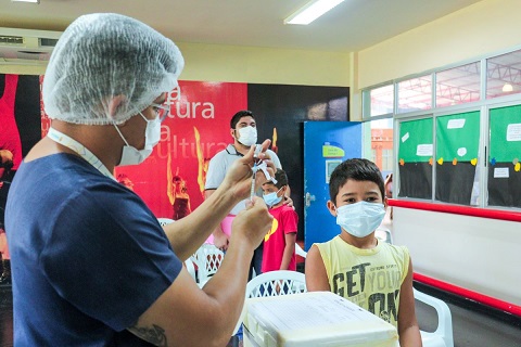 Vacina contra Covid-19 será ofertada em nove pontos de imunização neste sábado, 15/7