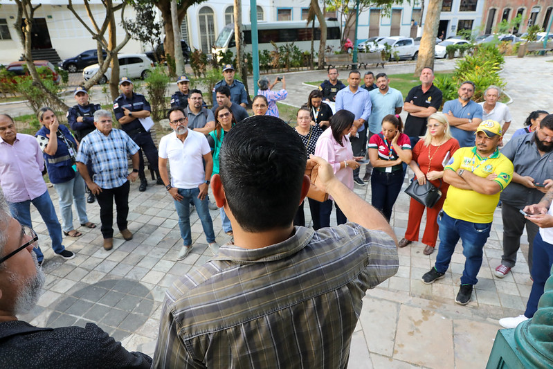 Prefeitura realiza primeira visita técnica dos órgãos envolvidos no #SouManaus Passo a Paço 2023