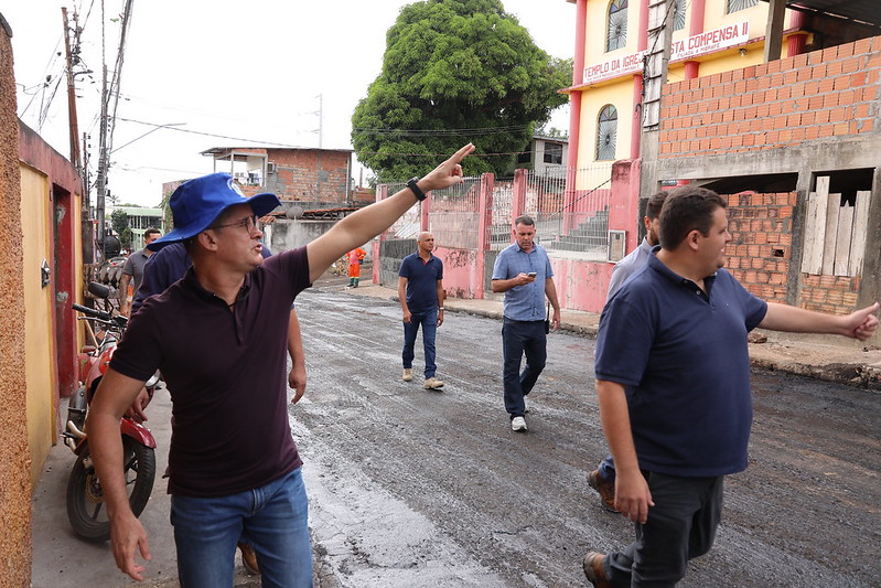 Prefeito acompanha início do programa ‘Obras de Verão 2023’ nas zonas Oeste e Norte de Manaus