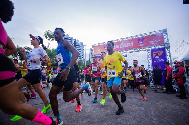 SAÚDE – Inscritos na corrida Manaus em Movimento podem retirar kits na sexta-feira e no sábado, 5 e 6/4